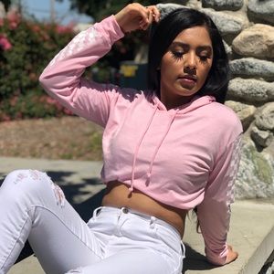 Pink Checker Sweater